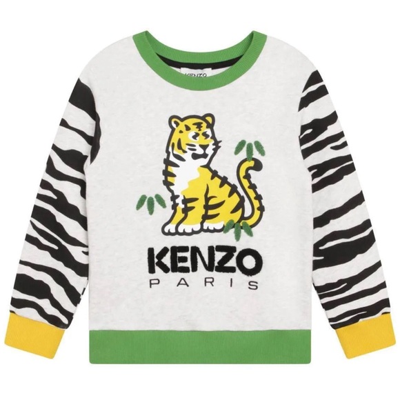 Kenzo Other - Kenzo Kids logo-embroidered cotton Sweatshirt size 8